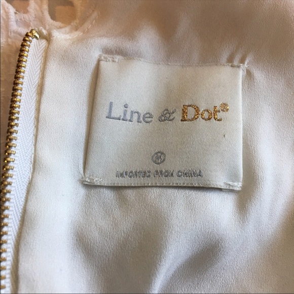 Line & Dot Eyelet Dress - Picture 2 of 3